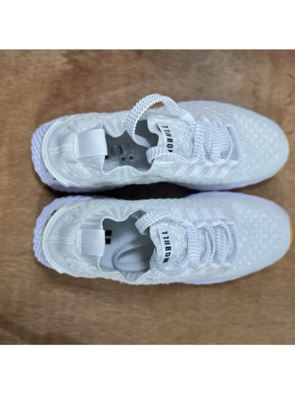 NO BULL Women Size 8 White SuperFabric Trainers Running Shoes